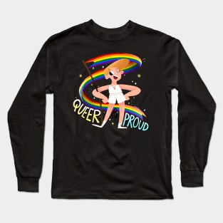 Queer & Proud - L heart Long Sleeve T-Shirt